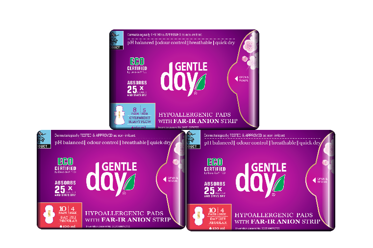 Combination : 2 Packs of Day Time Pads and 1 pack of Night Time Pads