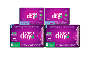 Combination : 2 Packs of Absorbent Liners and 2 Packs of TAMPONS Super plus Size