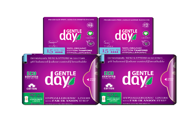 Combination : 2 Packs of Absorbent Liners and 2 Packs of TAMPONS Super plus Size